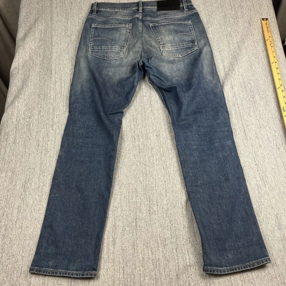 G-Star Raw Triple A Regular Straight Selvedge Jeans Japanese Fabric Men 31x32